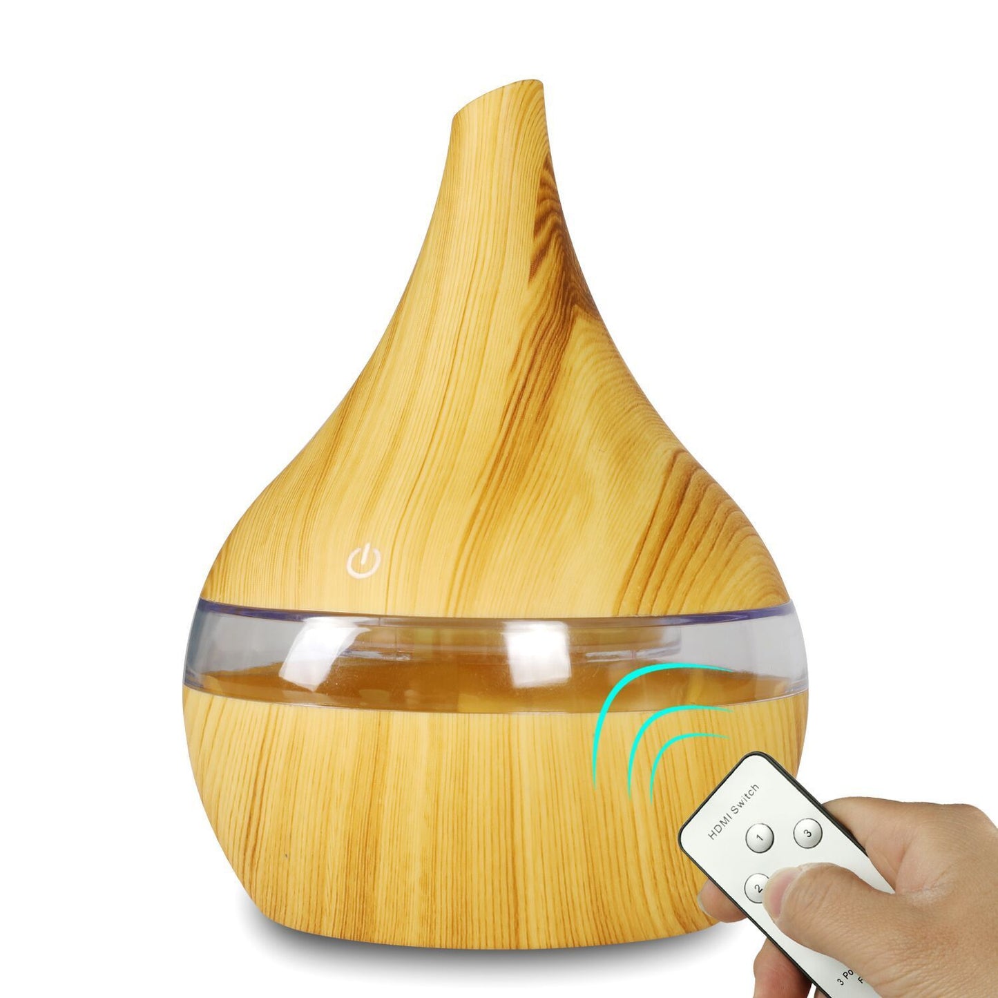 New USB Electric Aroma Diffuser Led Wood Air Humidifier Essential Oil